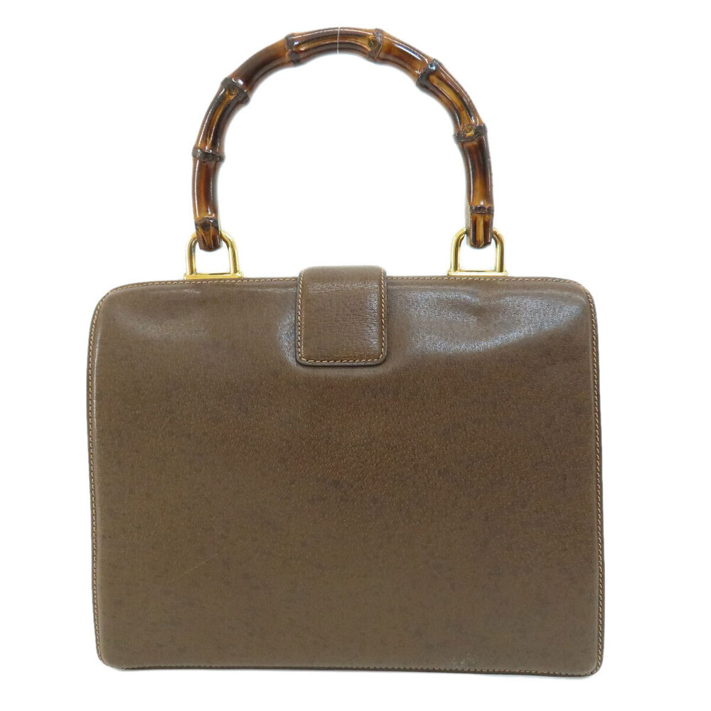 Gucci Handbag Leather Bamboo